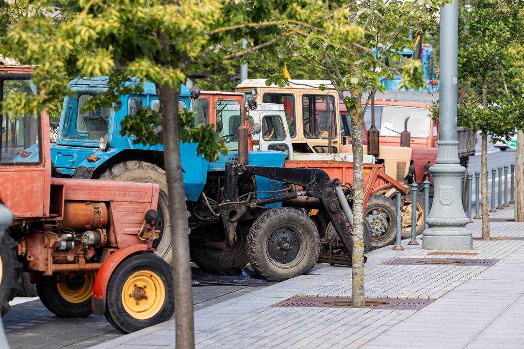 Pakartotinis ūkininkų protestas prie Seimo