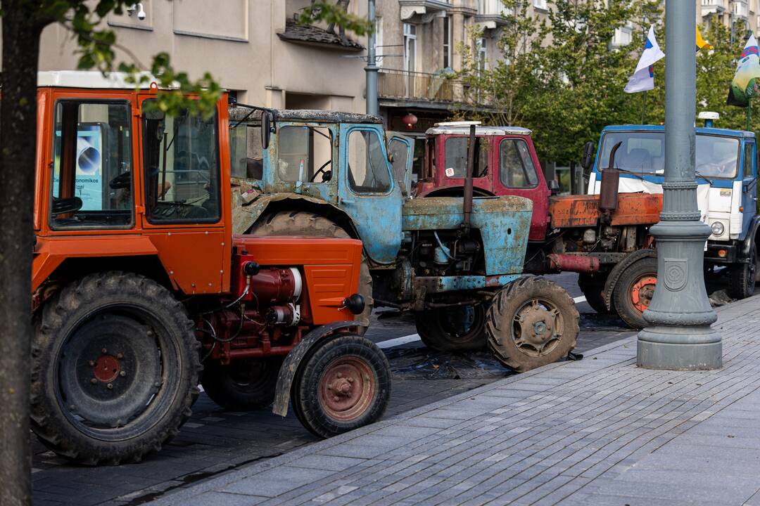 Pakartotinis ūkininkų protestas prie Seimo