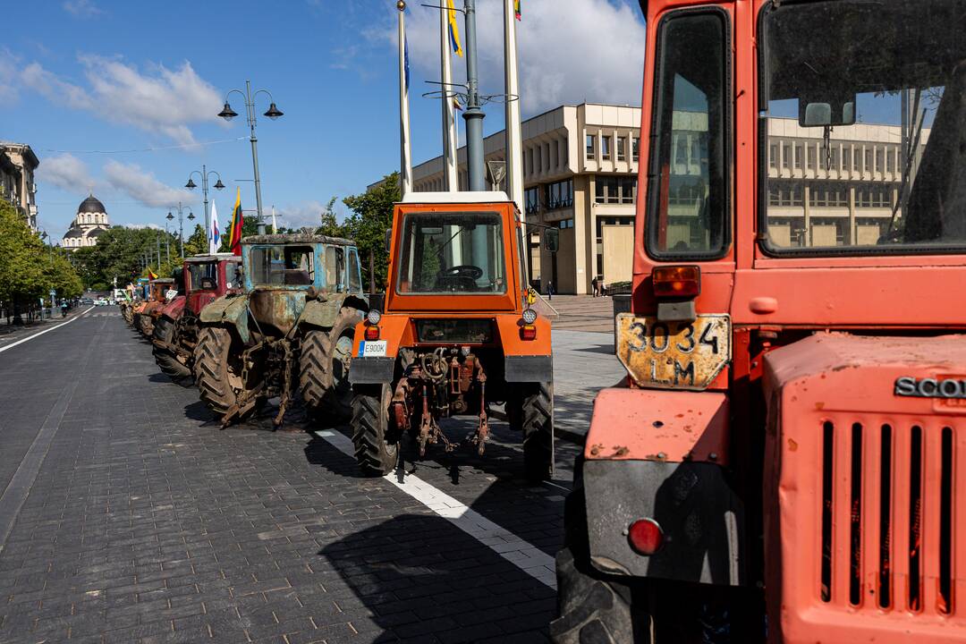 Pakartotinis ūkininkų protestas prie Seimo