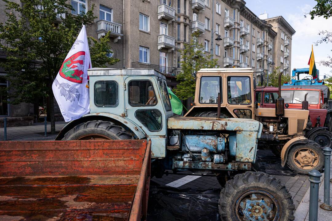 Pakartotinis ūkininkų protestas prie Seimo