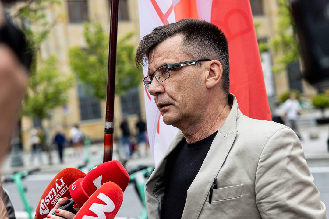  Baltarusių opozicijos solidarumo mitingas Vilniuje