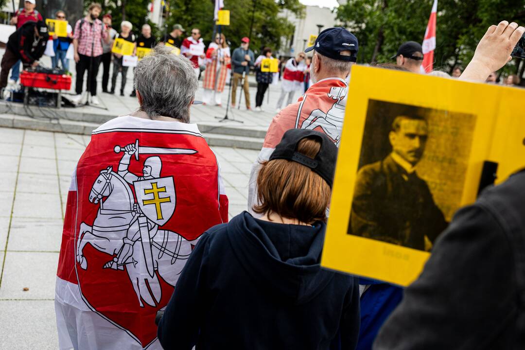  Baltarusių opozicijos solidarumo mitingas Vilniuje