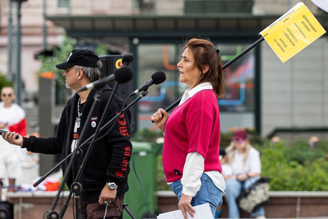  Baltarusių opozicijos solidarumo mitingas Vilniuje