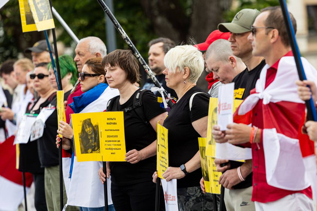  Baltarusių opozicijos solidarumo mitingas Vilniuje