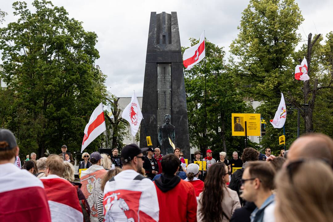  Baltarusių opozicijos solidarumo mitingas Vilniuje