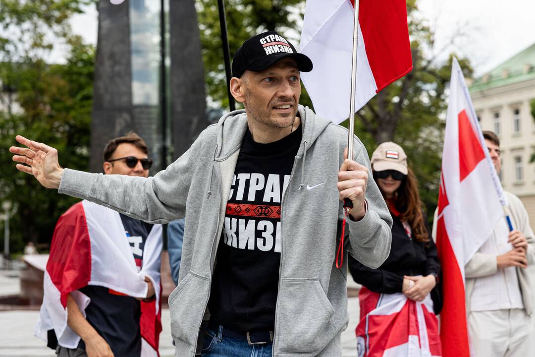  Baltarusių opozicijos solidarumo mitingas Vilniuje