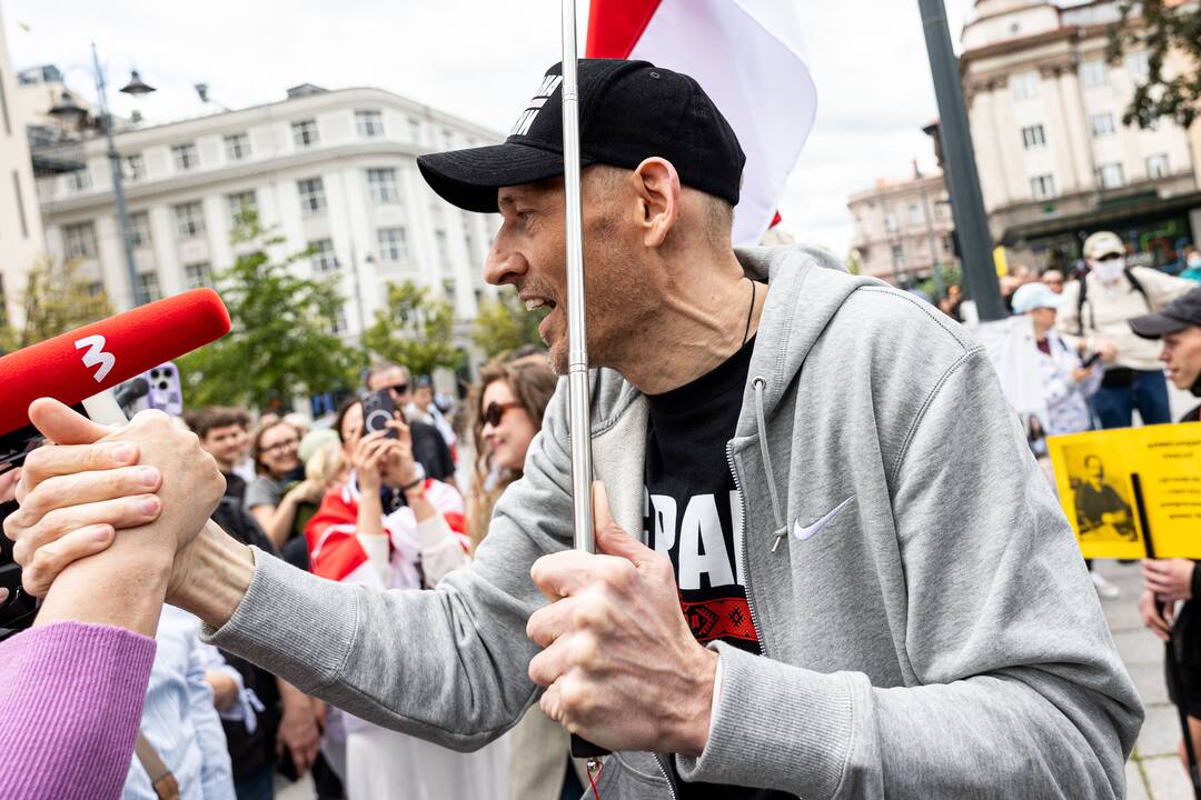  Baltarusių opozicijos solidarumo mitingas Vilniuje