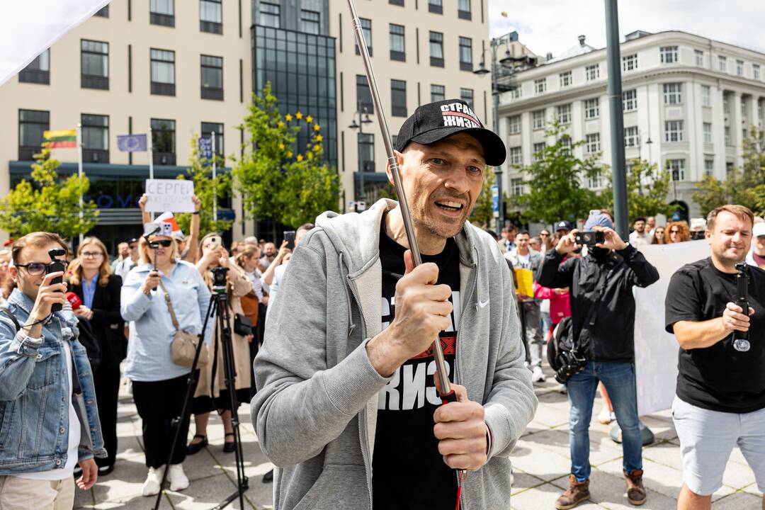  Baltarusių opozicijos solidarumo mitingas Vilniuje