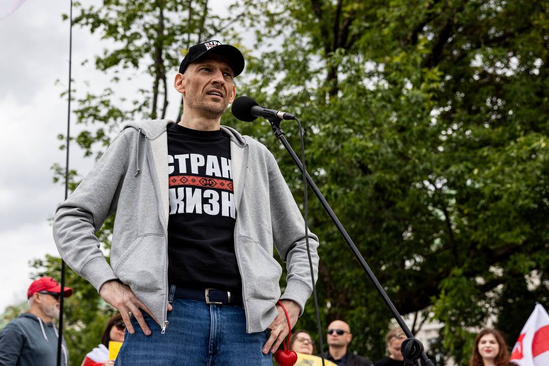  Baltarusių opozicijos solidarumo mitingas Vilniuje
