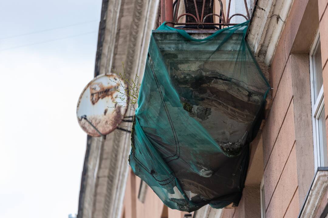 Vilniuje užkritęs balkonas pražudė vyrą