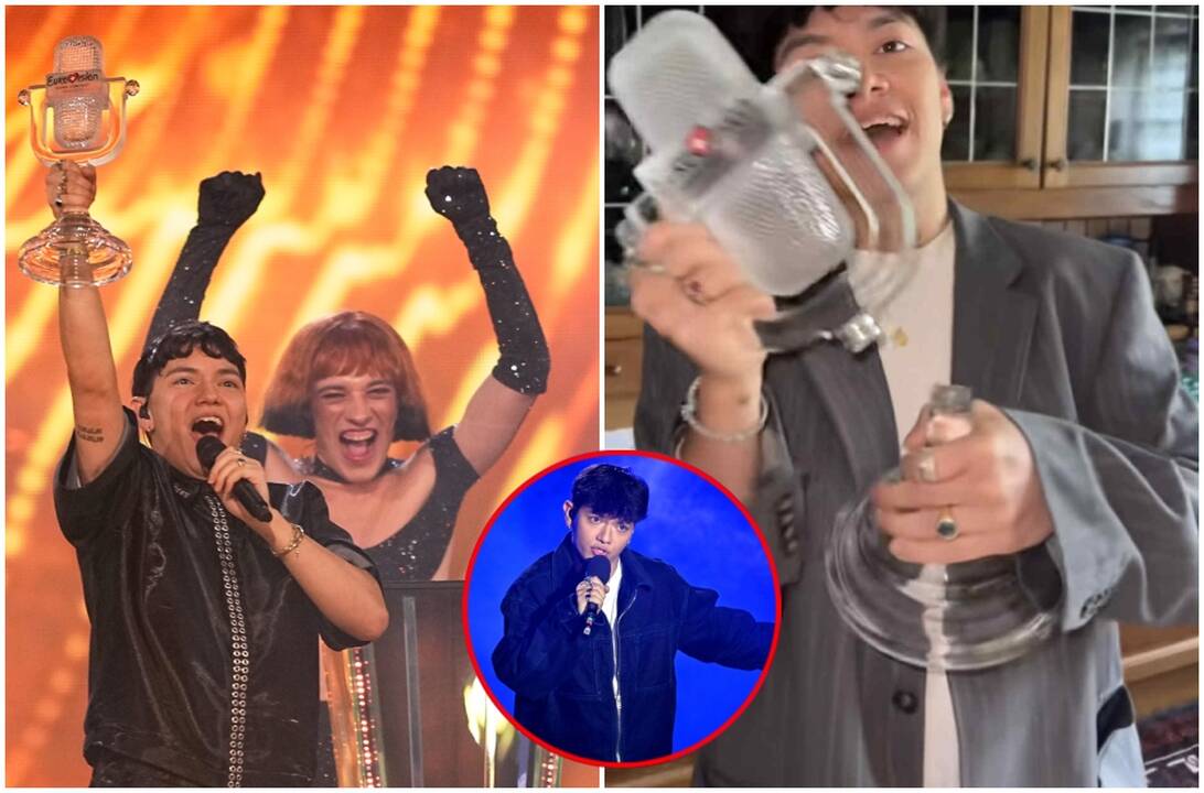 Istorija kartojasi: dužo šių metų „Eurovizijos“ nugalėtojo trofėjus