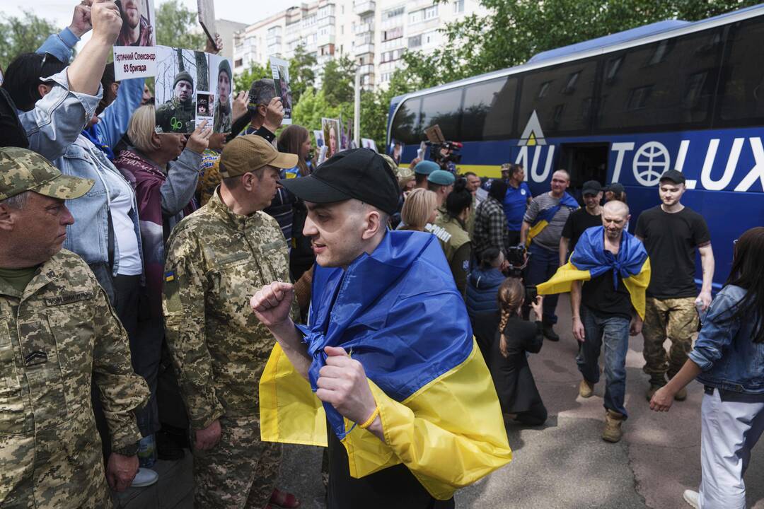 Rusija ir Ukraina vėl apsikeitė belaisviais