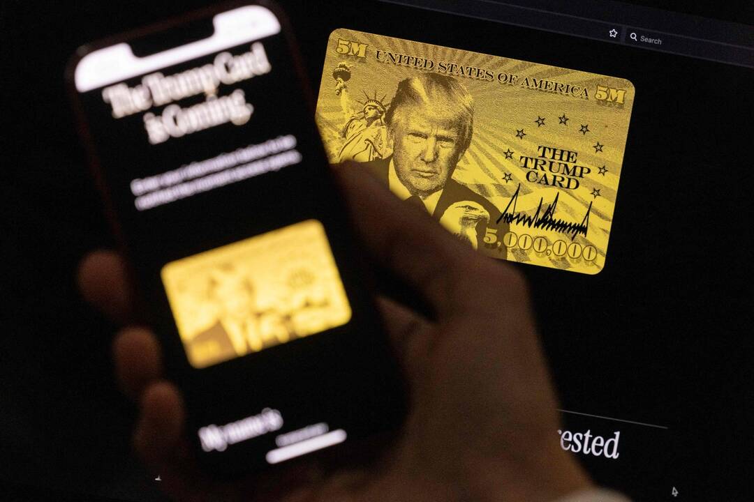 Trumpas pristatė svetainę, skirtą 5 mln. dolerių vertės JAV vizai