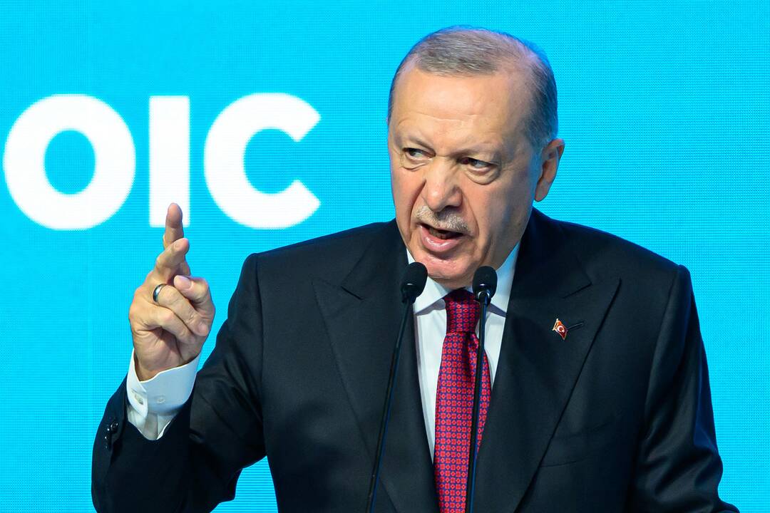 Erdoganas: Turkija neleis destabilizuoti Sirijos