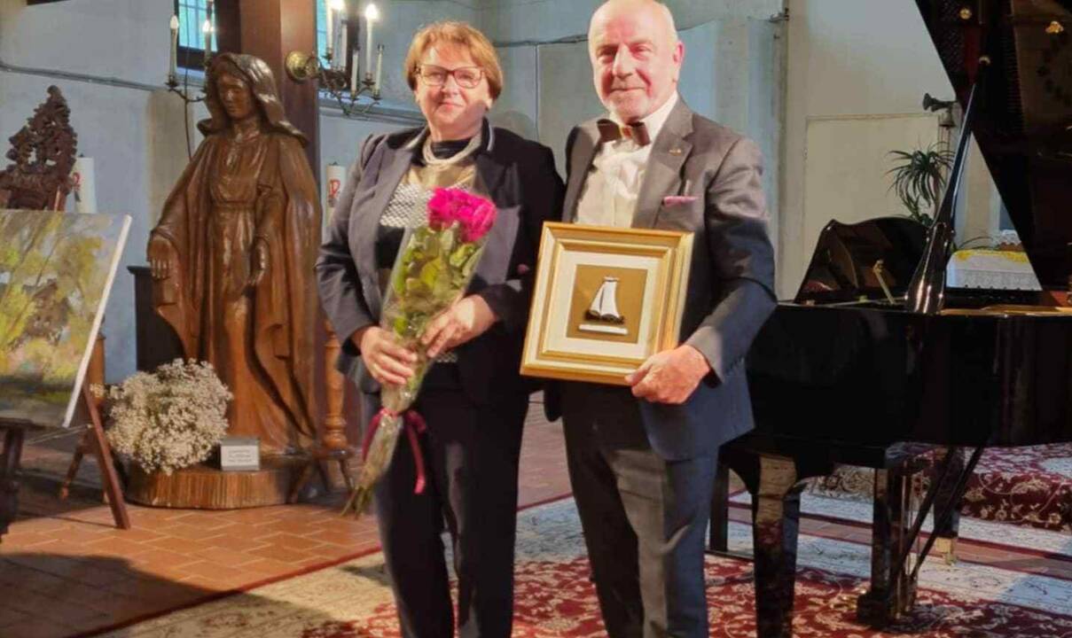 Akimirka: Rūta Jasienė ir Eduardas Jasas – Kintų bendruomenės ir kultūros mecenatai.