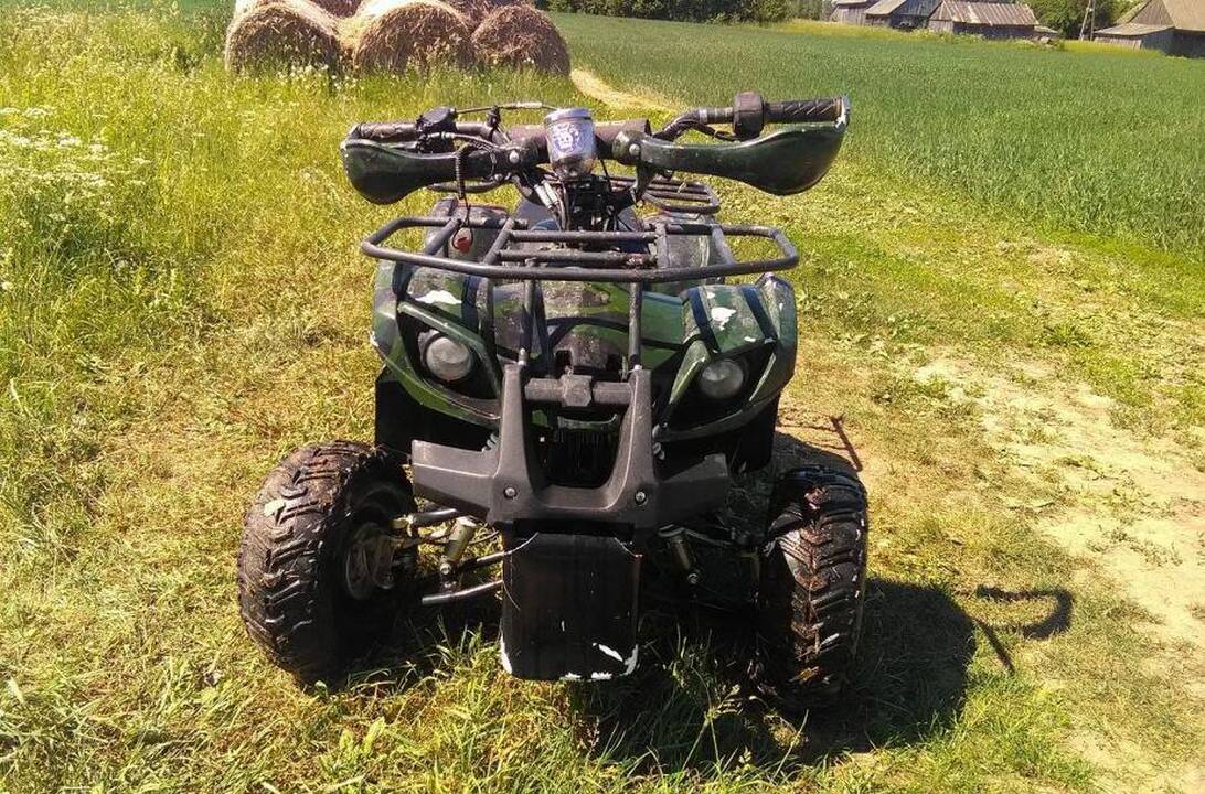Dingo keturračiu išvažiavęs nepilnametis