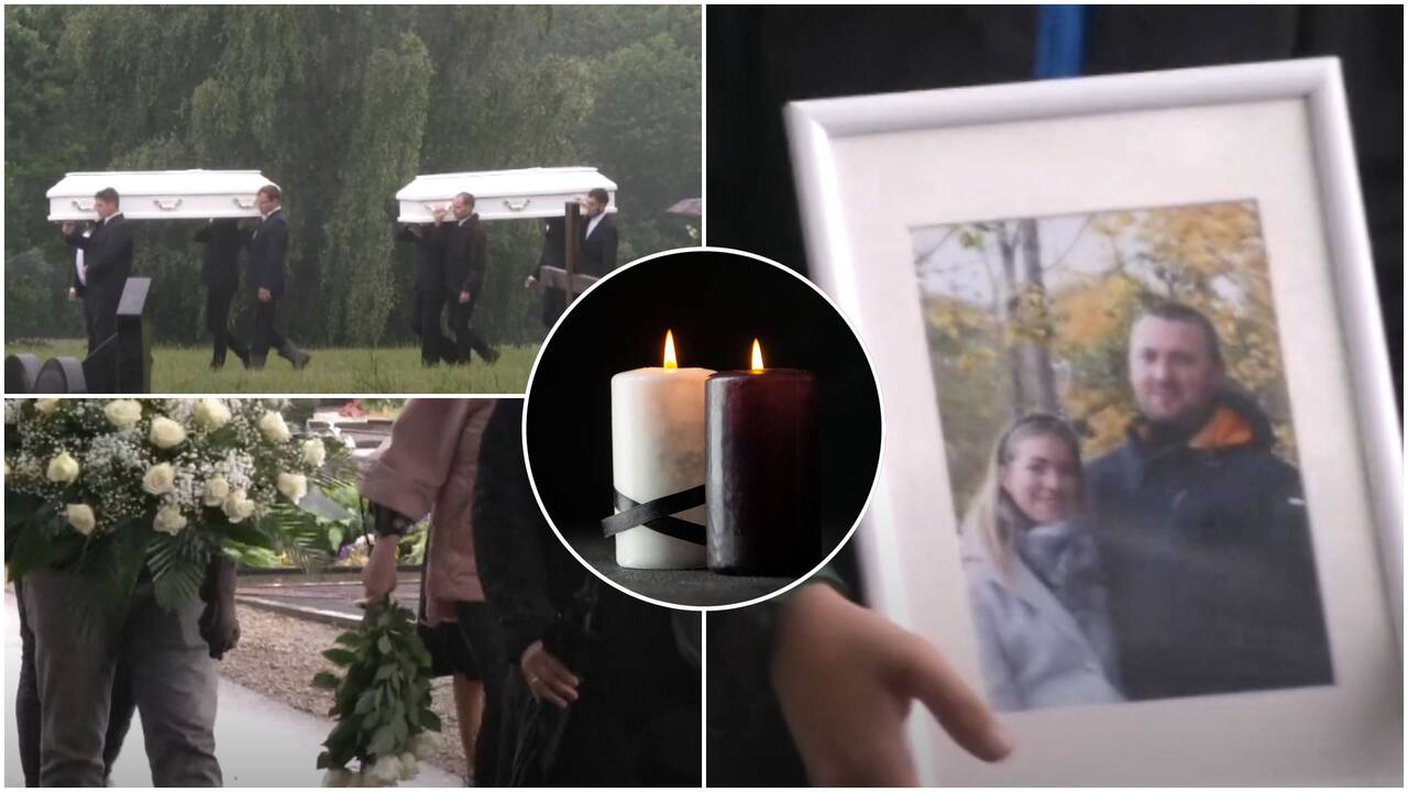 Tragiškai avarijoje žuvę sutuoktiniai atgulė amžinojo poilsio