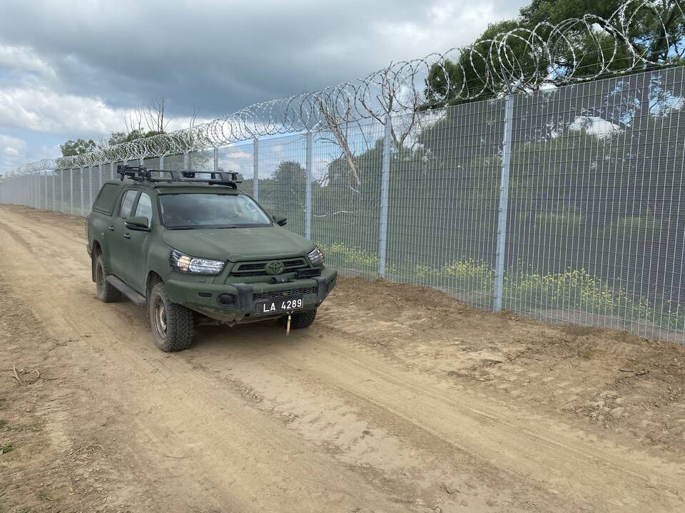 Per sieną iš Baltarusijos į Latviją veržėsi 179 neteisėti migrantai