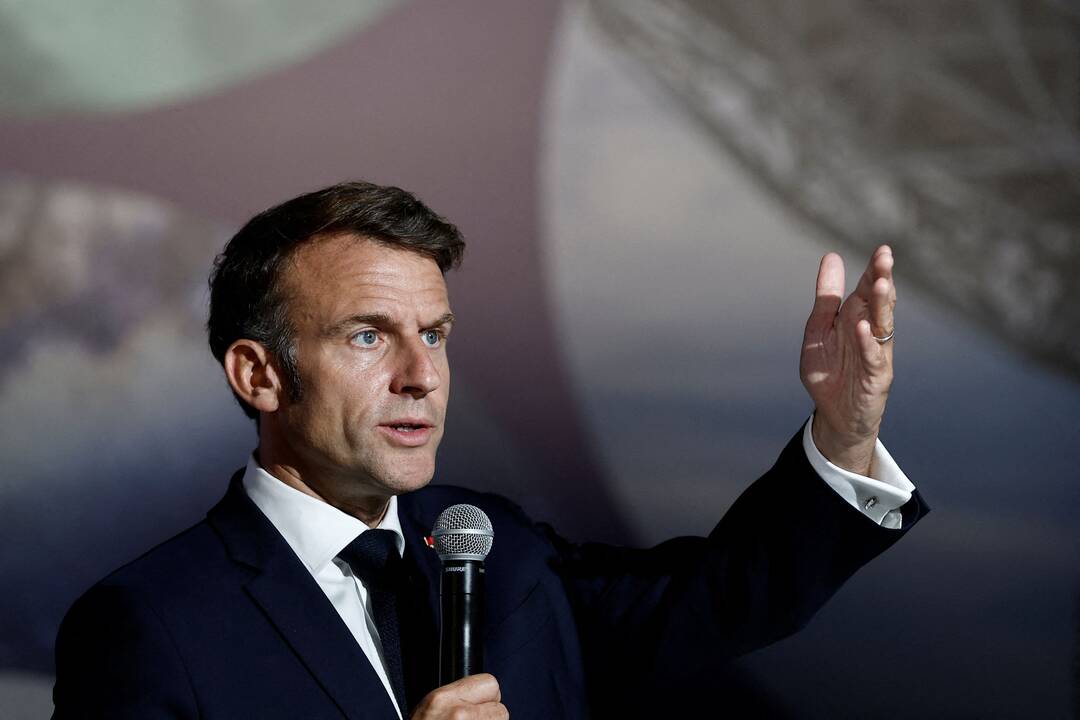 Macronas: Europa pasiūlys Iranui diplomatinį sprendimą