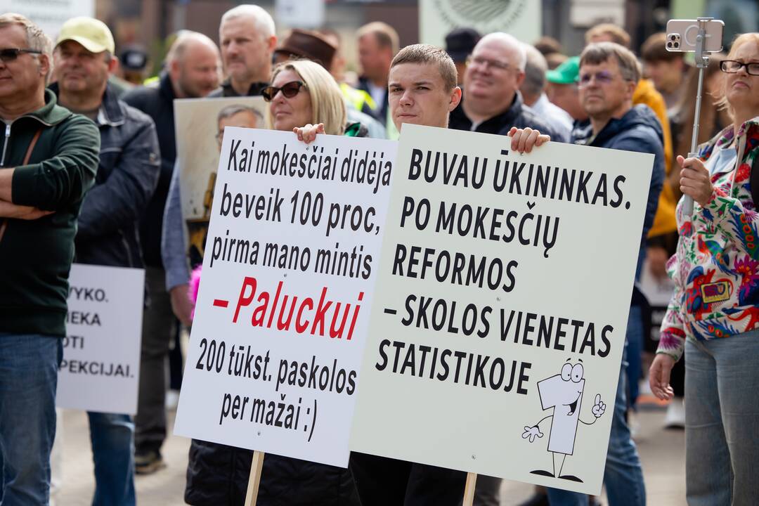 Sostinėje – dar vienas ūkininkų protestas