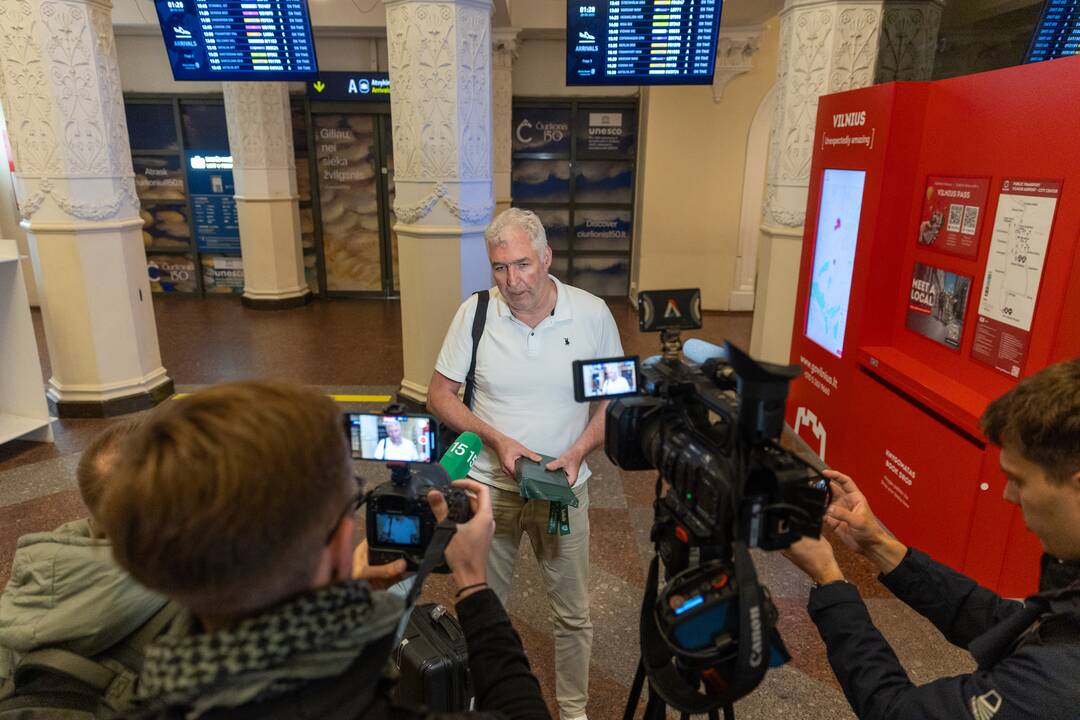 Laurinavičius kariniu lėktuvu „Spartan“ sugrįžo iš Izraelio