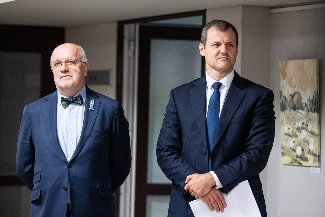 Juozas Olekas (kairėje) ir Gintautas Paluckas