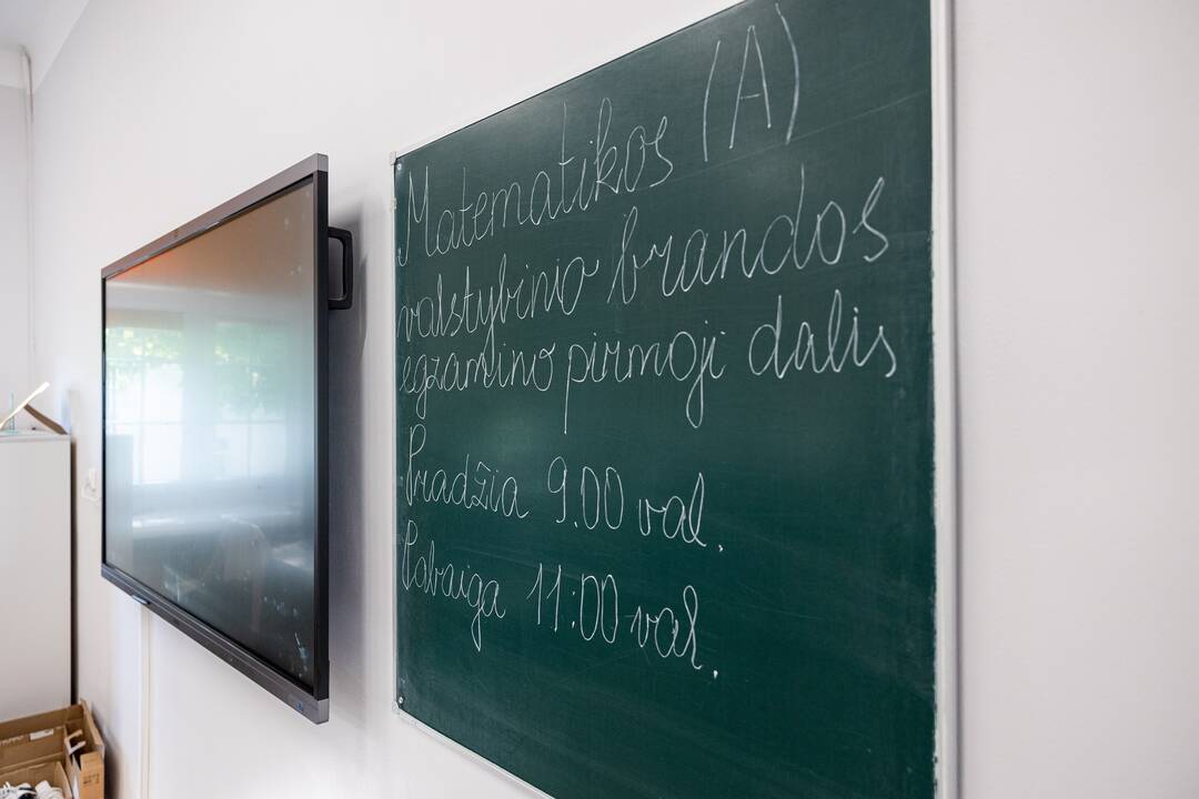 „Pražiūrėtiems“ abiturientams – ministerijos pasiūlymas dėl matematikos egzamino