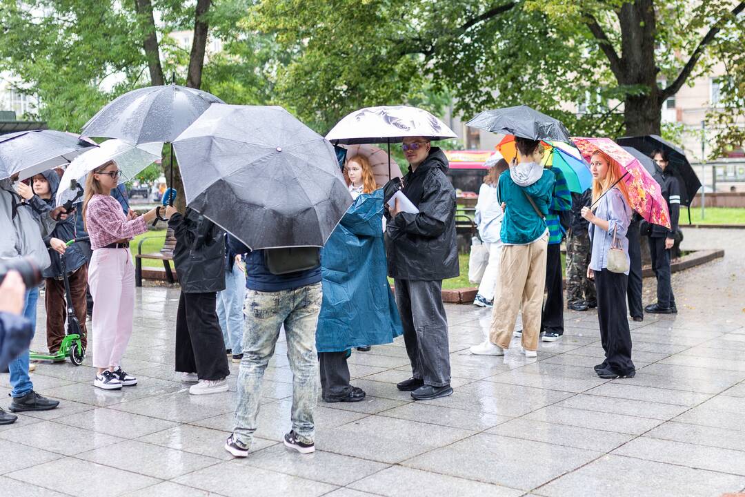 Abiturientų protesto akcija „Švietimas – ne eksperimentas“