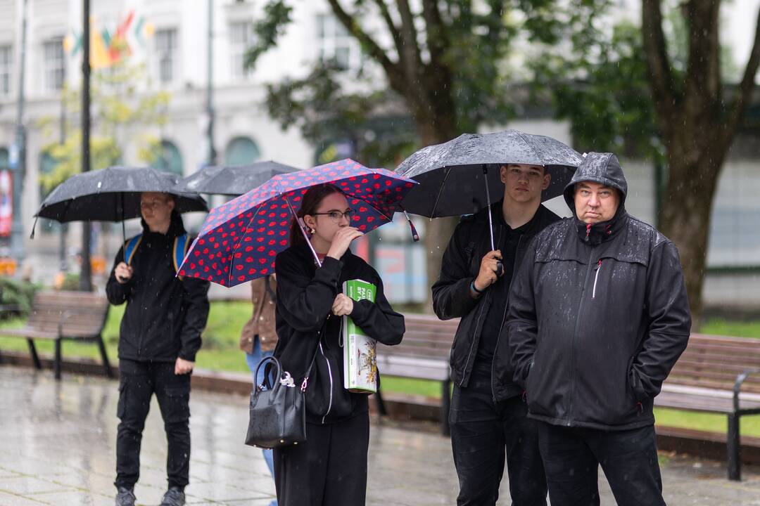 Abiturientų protesto akcija „Švietimas – ne eksperimentas“