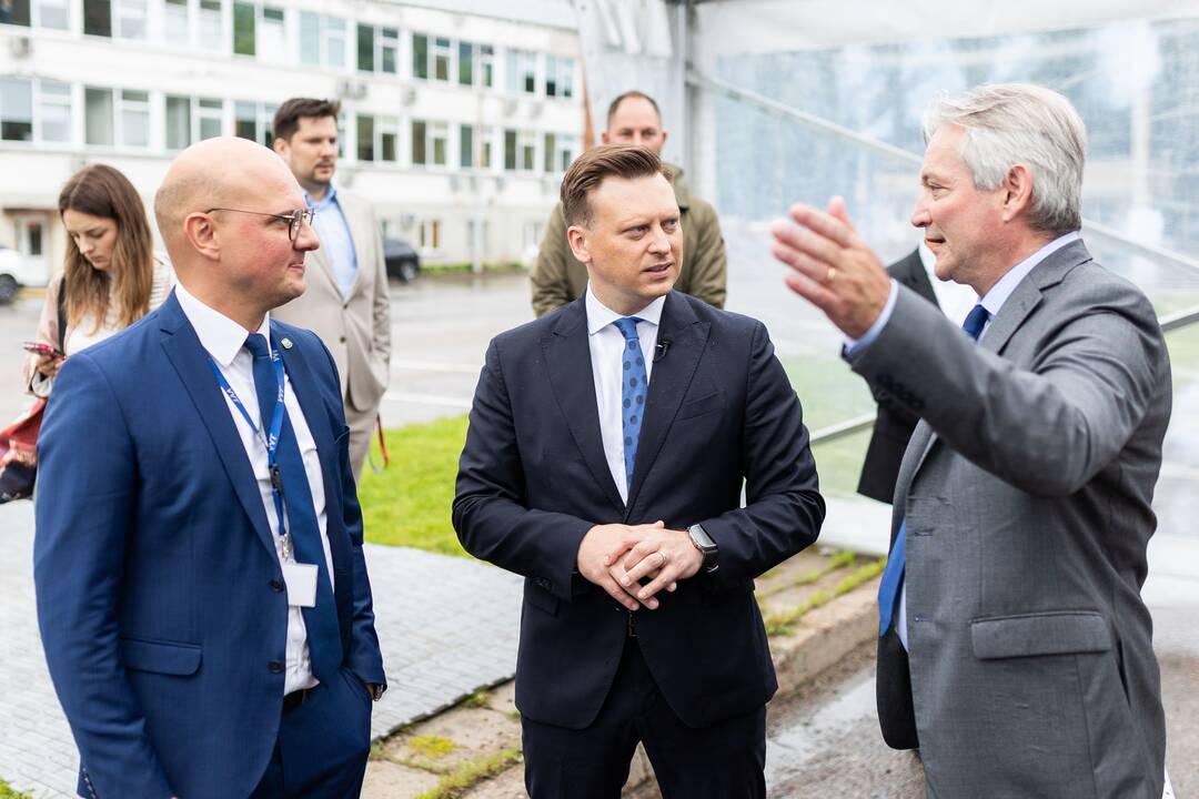 Spaudos konferencija Antakalnio troleibusų parke