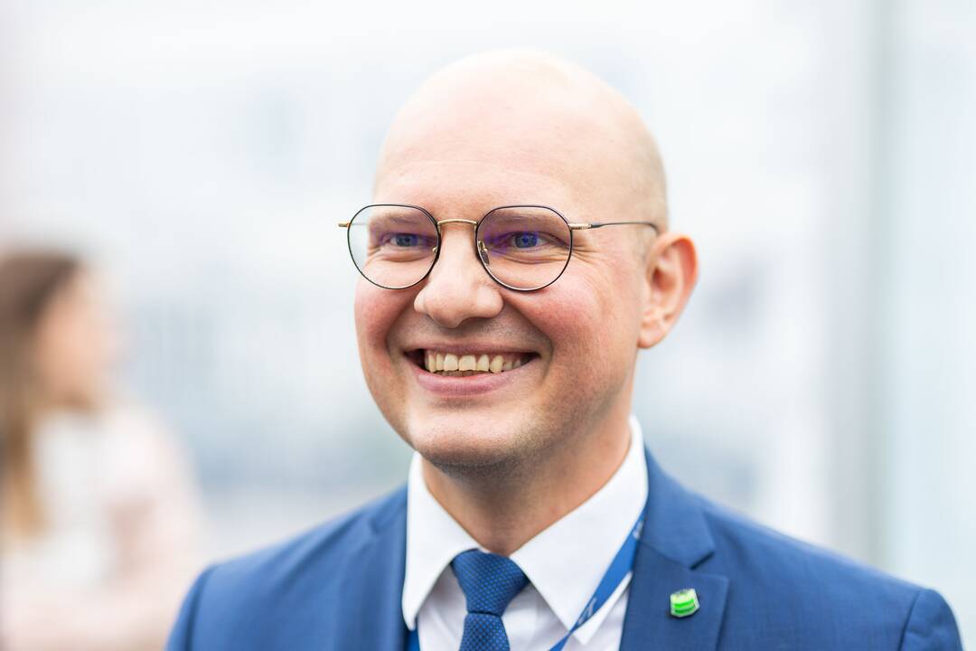Spaudos konferencija Antakalnio troleibusų parke