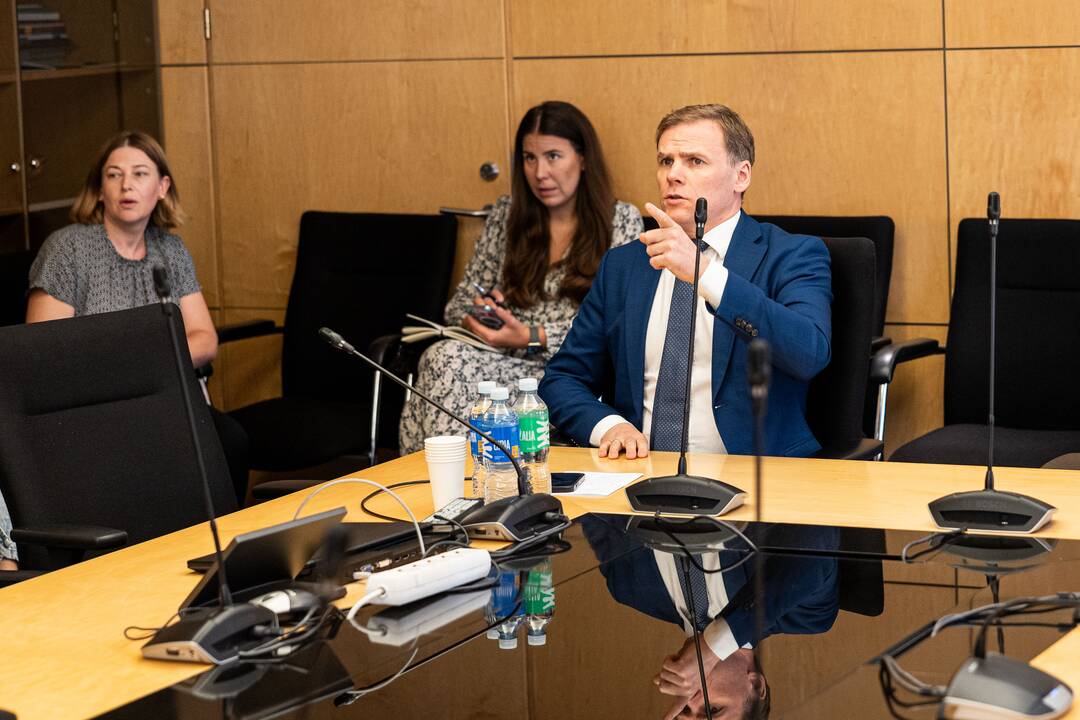 TS-LKD frakcijos posėdis, kuriame dalyvauja ministrė Popovienė