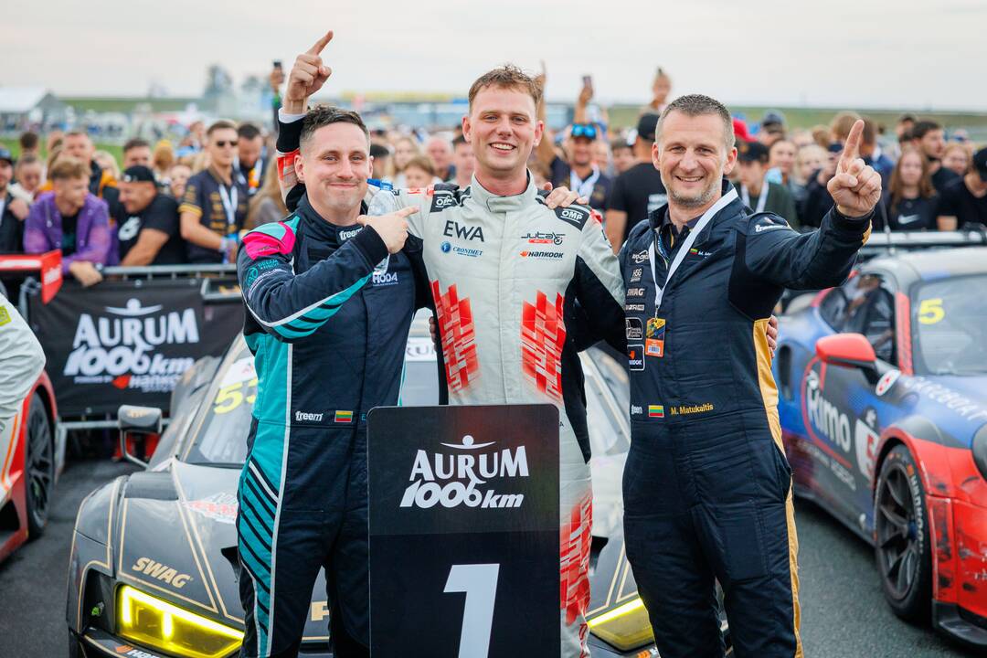 „Aurum 1006 km“ lenktynės: nugalėtojų apdovanojimai