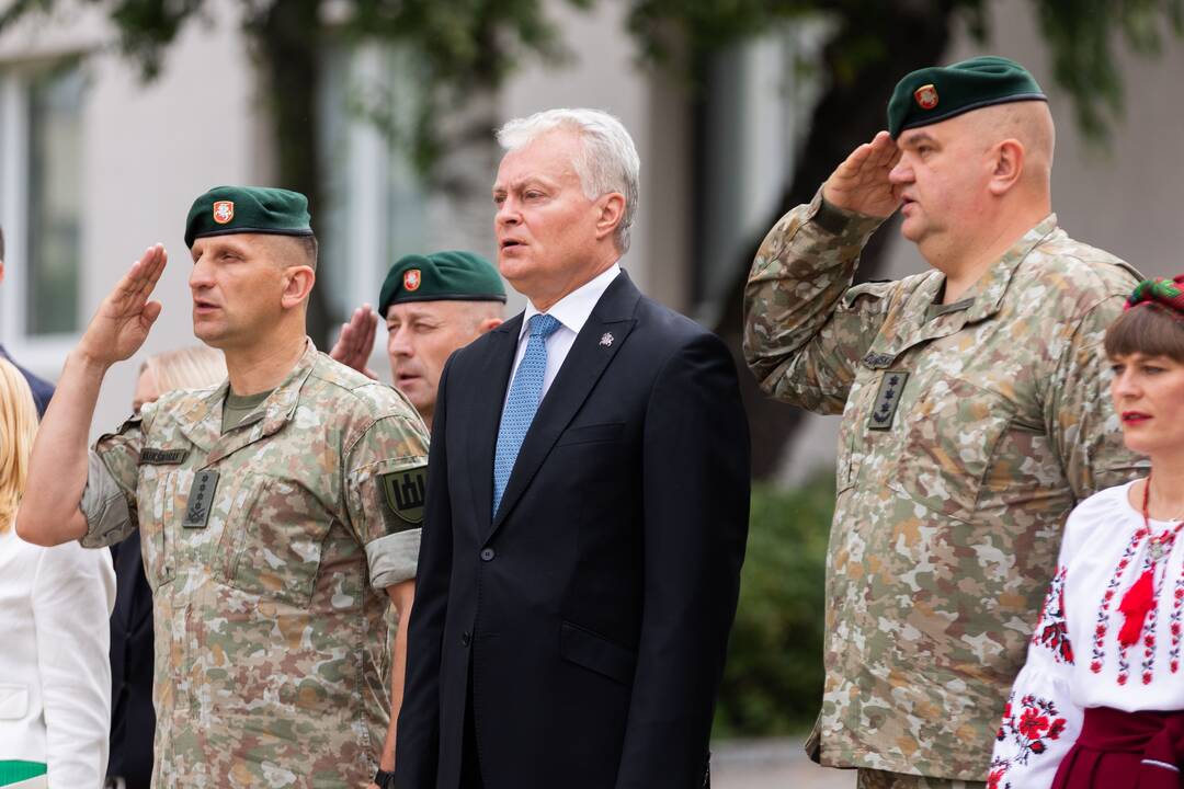 Ukrainos gynėjų vaikų vasaros stovyklos atidarymas