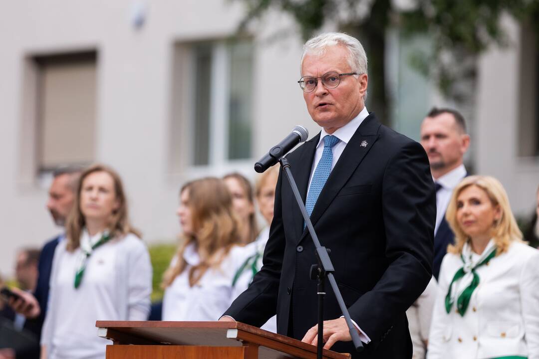 Ukrainos gynėjų vaikų vasaros stovyklos atidarymas