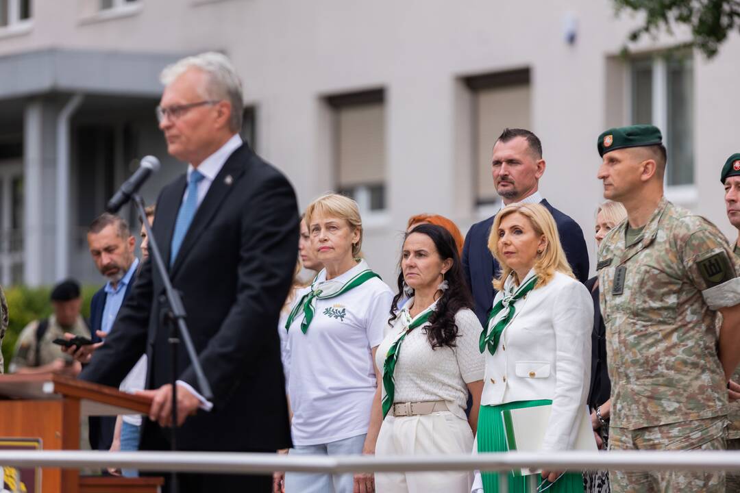 Ukrainos gynėjų vaikų vasaros stovyklos atidarymas
