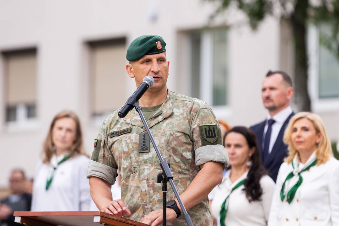 Ukrainos gynėjų vaikų vasaros stovyklos atidarymas