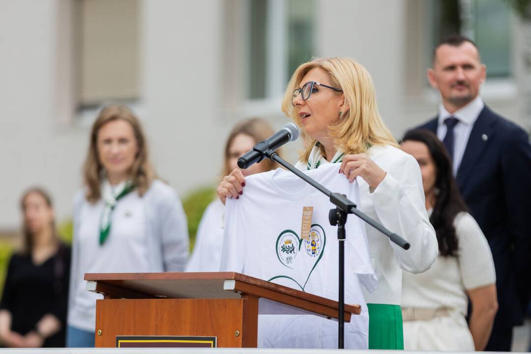 Ukrainos gynėjų vaikų vasaros stovyklos atidarymas