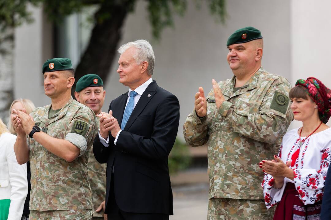 Ukrainos gynėjų vaikų vasaros stovyklos atidarymas