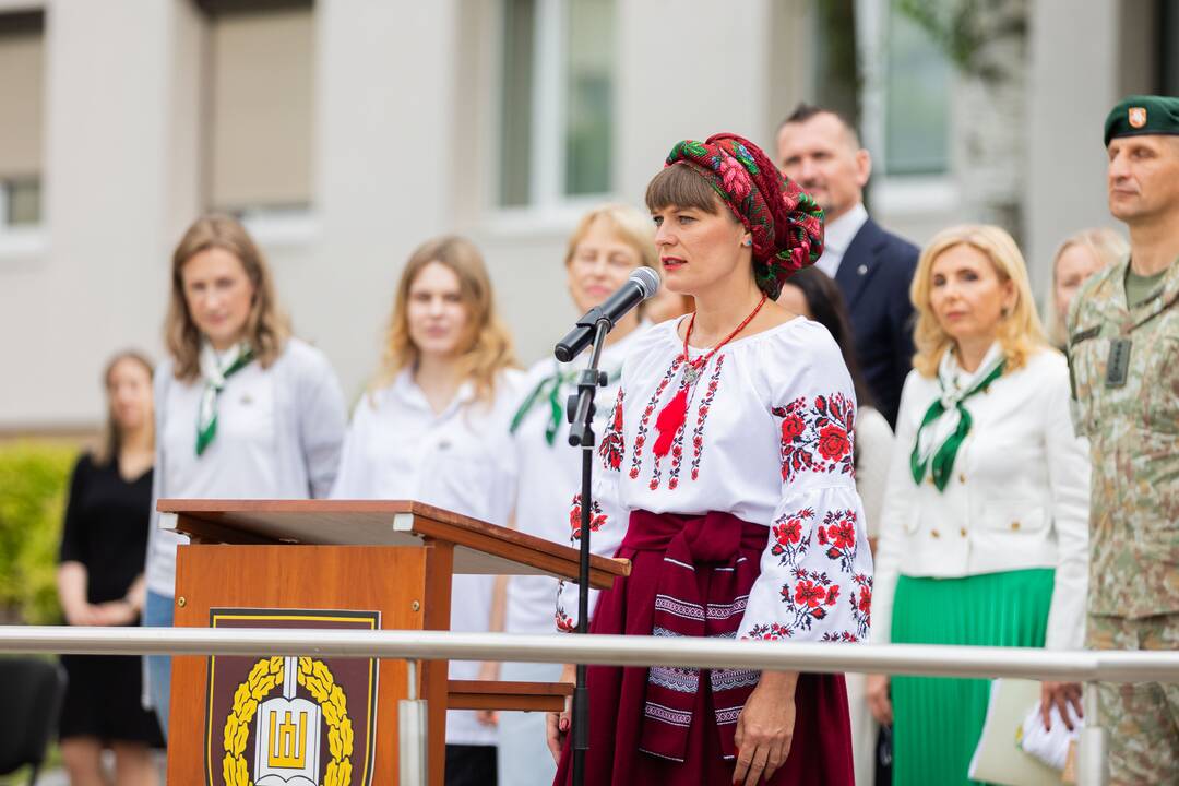 Ukrainos gynėjų vaikų vasaros stovyklos atidarymas