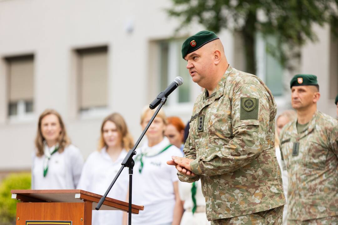 Ukrainos gynėjų vaikų vasaros stovyklos atidarymas