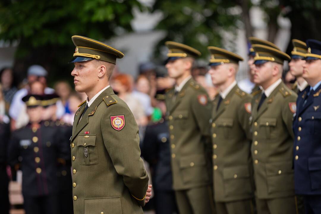 Iškilminga Generolo Jono Žemaičio Lietuvos karo akademijos absolventų ceremonija