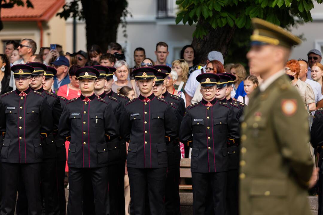 Iškilminga Generolo Jono Žemaičio Lietuvos karo akademijos absolventų ceremonija