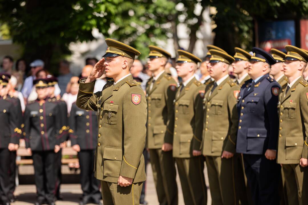 Iškilminga Generolo Jono Žemaičio Lietuvos karo akademijos absolventų ceremonija