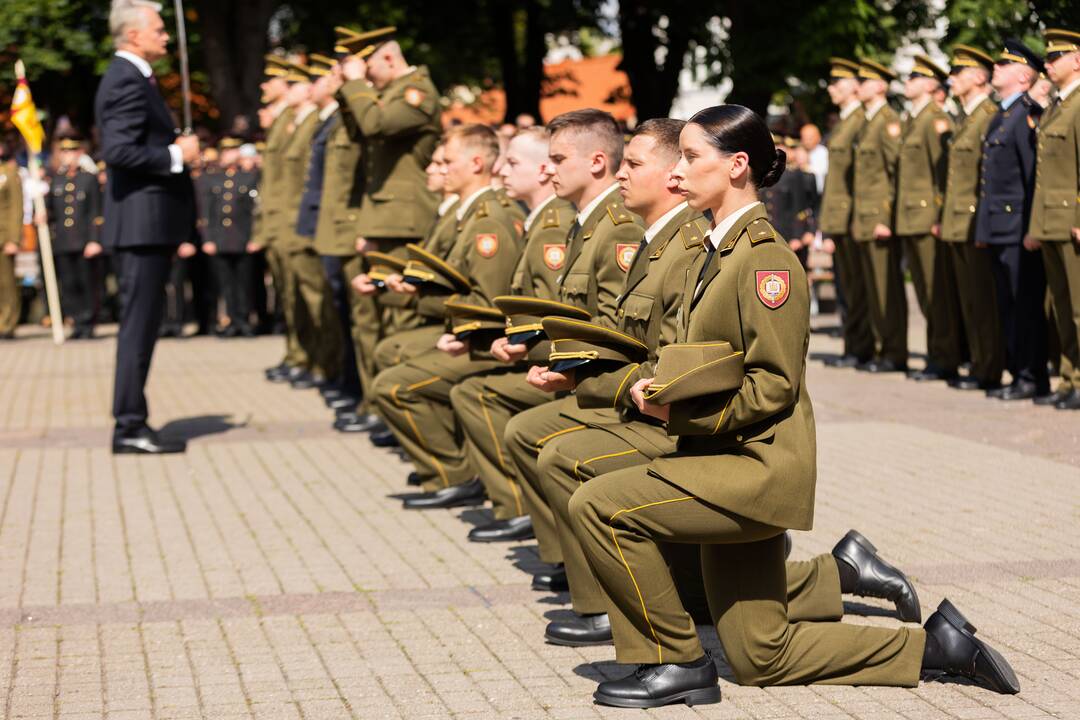 Iškilminga Generolo Jono Žemaičio Lietuvos karo akademijos absolventų ceremonija