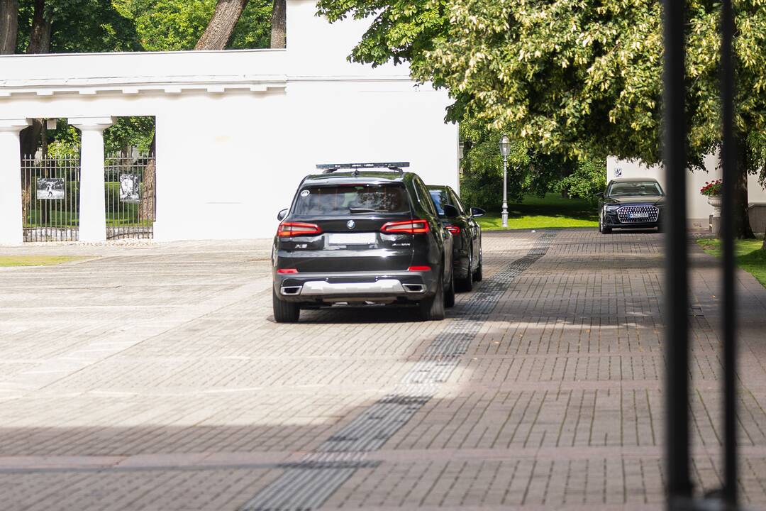 Gintautas Paluckas atvyko į Prezidentūrą