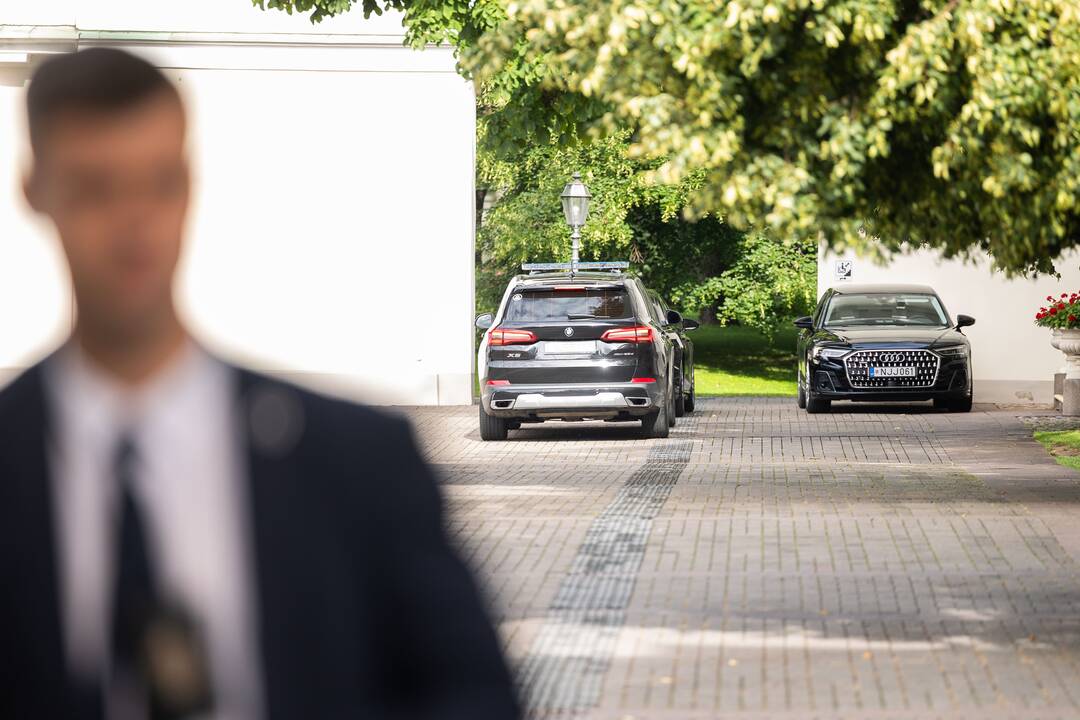 Gintautas Paluckas atvyko į Prezidentūrą