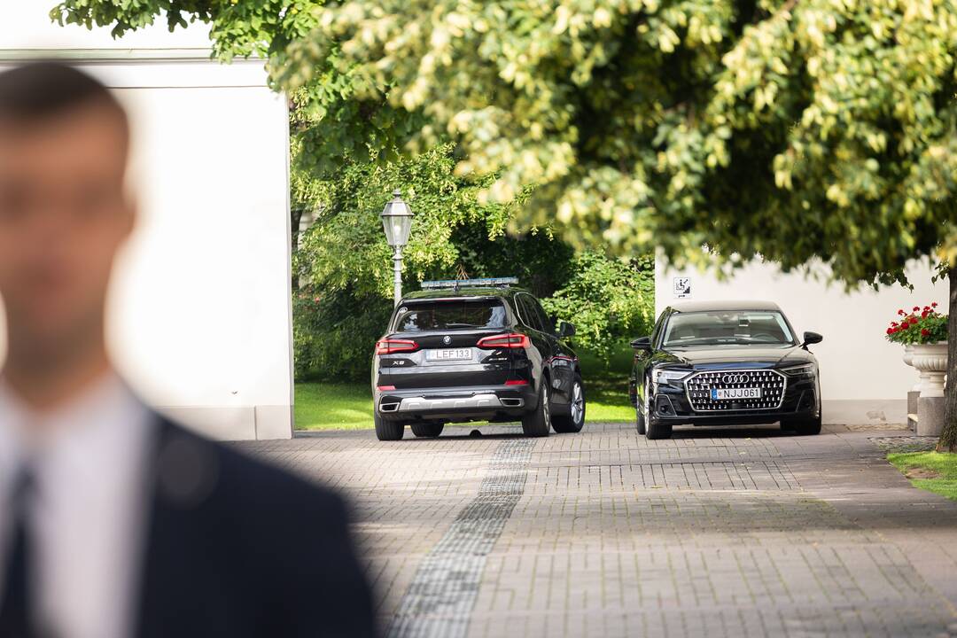 Gintautas Paluckas atvyko į Prezidentūrą