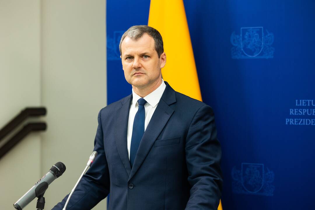 Gintautas Paluckas atvyko į Prezidentūrą