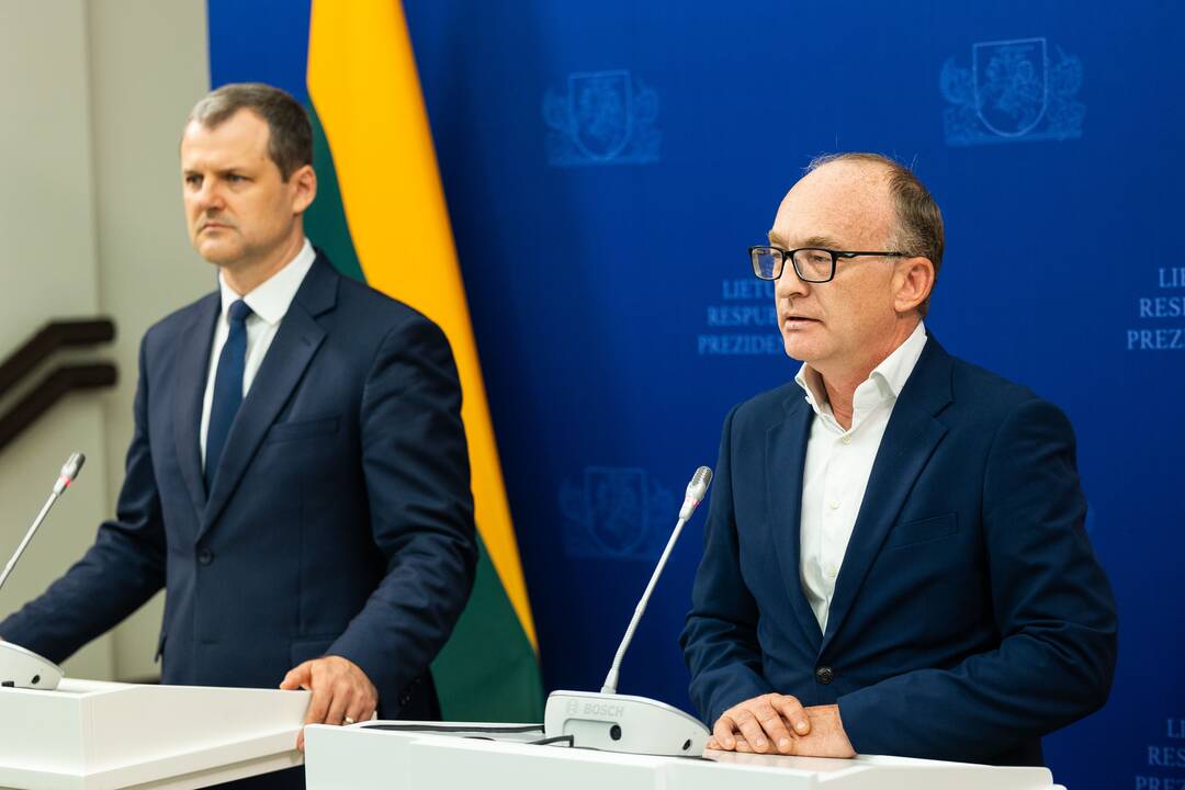 Gintautas Paluckas atvyko į Prezidentūrą